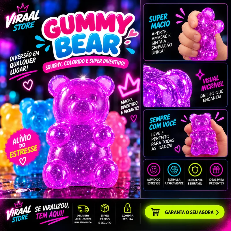 Squishy Gummy Ursinho